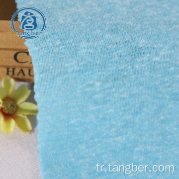 Polyester pamuk rayon karışımı örgü kazak hacci kumaş